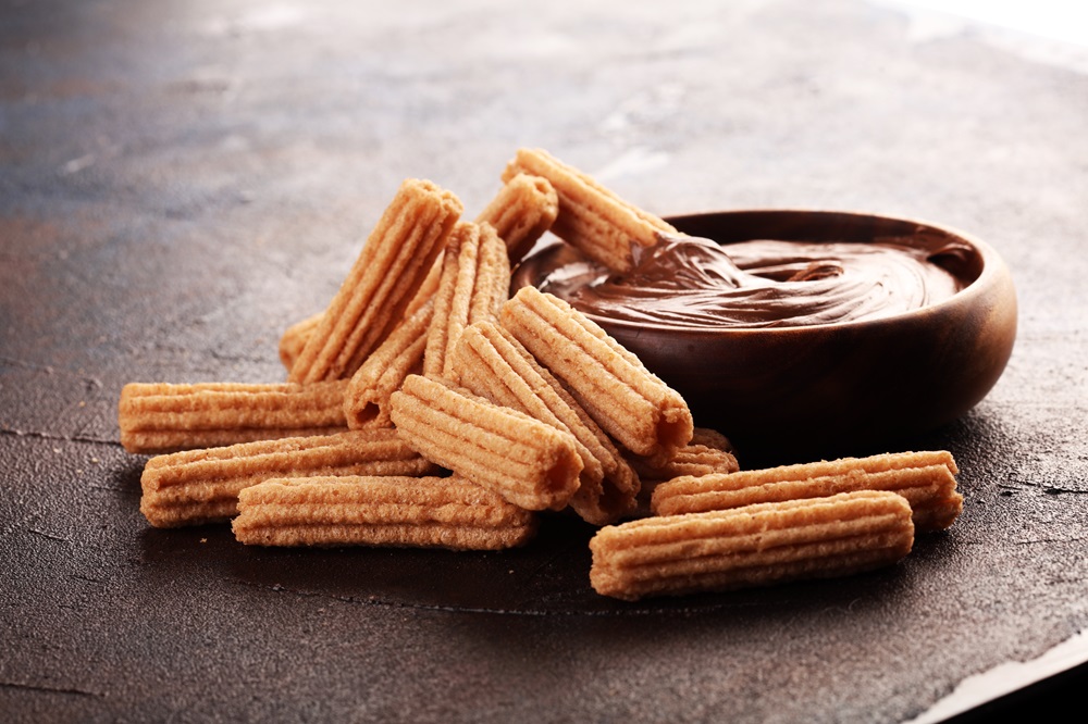 Churros with Spicy Chocolate Sauce