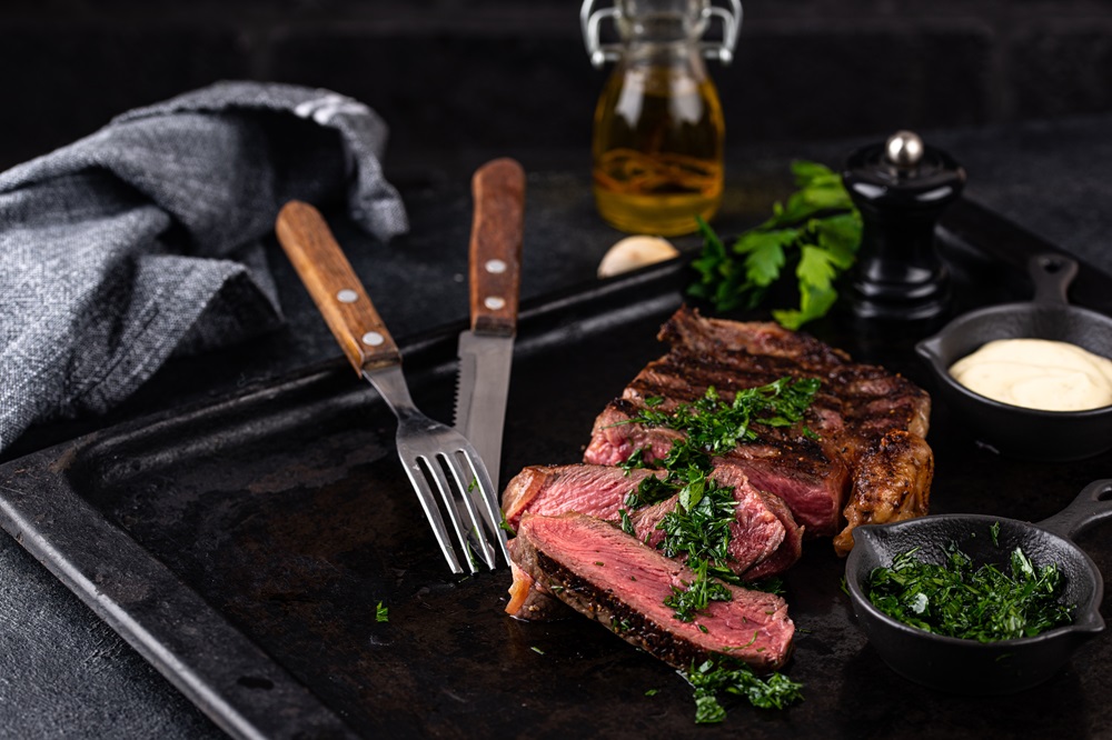 Grilled Ribeye with Chimichurri